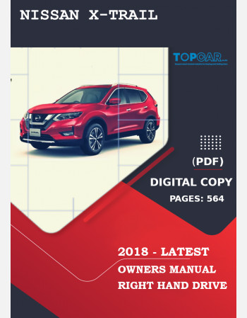 nissan x-trail 2018 - 2022 owners manual
